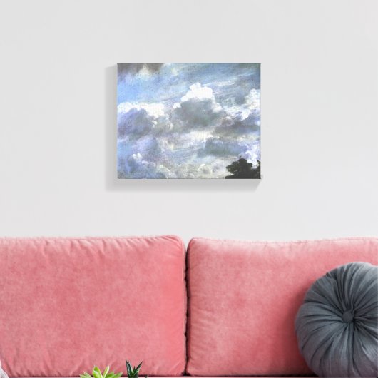John Constable Cloud Studie Canvas Afdruk (Insitu (Woonkamer))