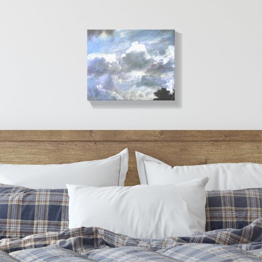 John Constable Cloud Studie Canvas Afdruk (Insitu (Slaapkamer))