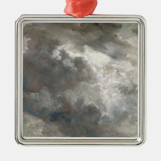 John Constable | Cloud Study, 1821 (olie op papier Metalen Ornament (Voorkant)