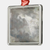 John Constable | Cloud Study, 1821 (olie op papier Metalen Ornament (Links)