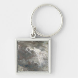 John Constable Cloud Study, 1821 (olie op papier Sleutelhanger