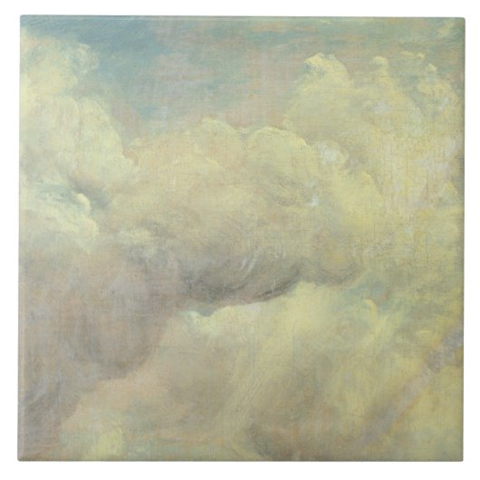 John Constable | Cloud Study, c.1821 (olie op canv Tegeltje (Voorkant)