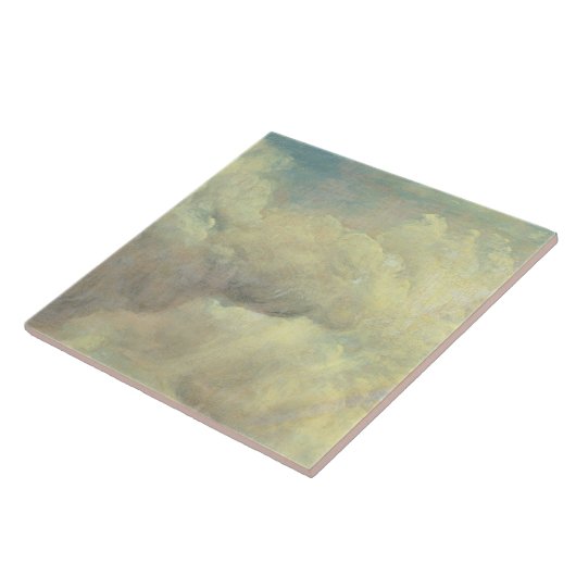 John Constable | Cloud Study, c.1821 (olie op canv Tegeltje (Zijkant)