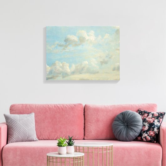 John Constable - Cloud Study Canvas Afdruk (Insitu (Woonkamer))