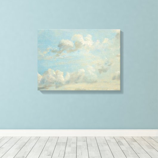 John Constable - Cloud Study Canvas Afdruk (Insitu (Houten vloer))