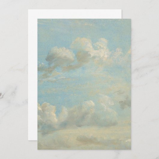 John Constable - Cloud Study Kaart (Voorkant / Achterkant)