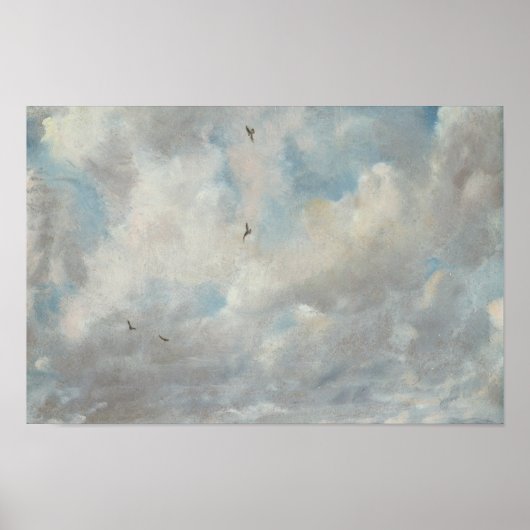 John Constable - Cloud Study Poster (Voorkant)
