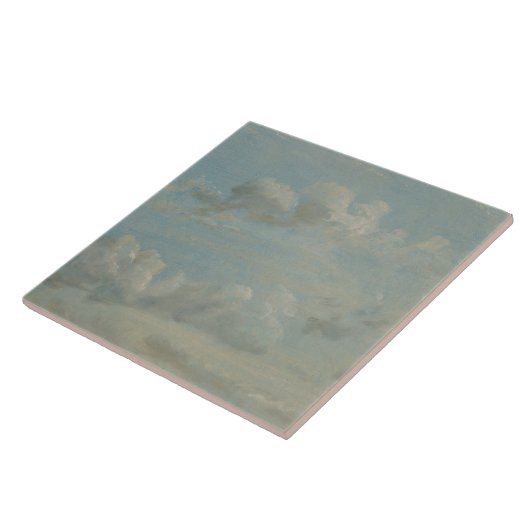 John Constable - Cloud Study Tegeltje (Zijkant)