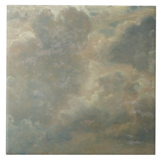 John Constable - Cloud Study Tegeltje (Voorkant)