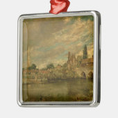 John Constable | De brug van Harnham en Salisbu Metalen Ornament (Links)