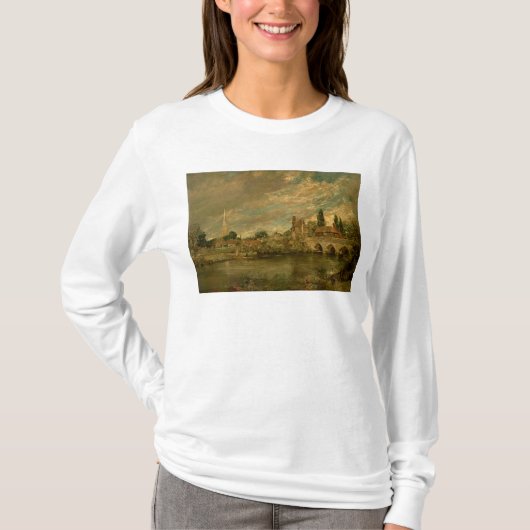 John Constable | De brug van Harnham en Salisbu T-shirt (Voorkant)