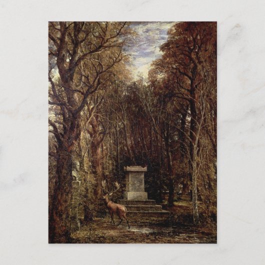 John Constable | De cenotaaf ter nagedachtenis van Briefkaart (Voorkant)