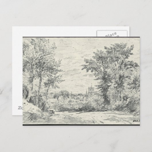 John Constable | De ingang in Gillingham, Dor Briefkaart (Voorkant / Achterkant)