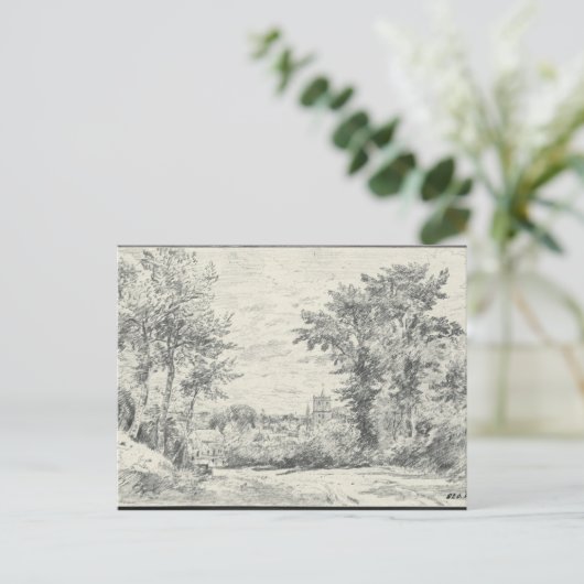 John Constable | De ingang in Gillingham, Dor Briefkaart (Staand voorkant)