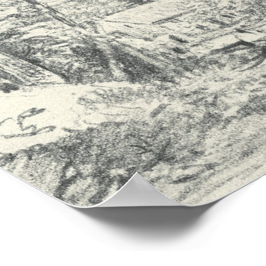 John Constable | De ingang in Gillingham, Dor Poster (Hoek)