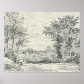 John Constable | De ingang in Gillingham, Dor Poster (Voorkant)