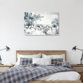 John Constable | De ingang van het dorp Ed Canvas Afdruk (Insitu (Slaapkamer))