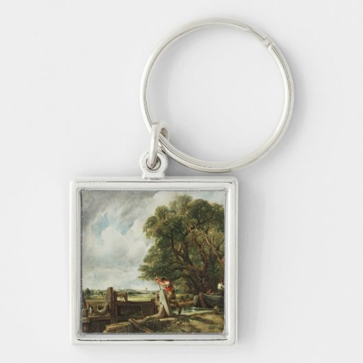 John Constable | De sluis, 1824 Sleutelhanger (Voorkant)