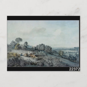 John Constable   De vallei van de Stour Briefkaart