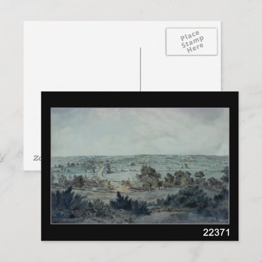 John Constable | De vallei van de Stour Briefkaart (Voorkant / Achterkant)