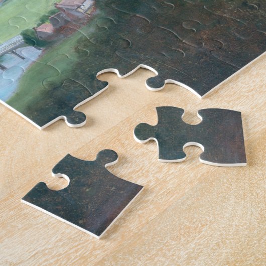 John Constable | De vallei van de Stour met Dedh Legpuzzel (Zijkant)