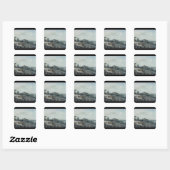John Constable | De vallei van de Stour Vierkante Sticker (Vel)