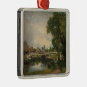 John Constable | Dedham Lock and Mill, 1820 Metalen Ornament (Rechts)