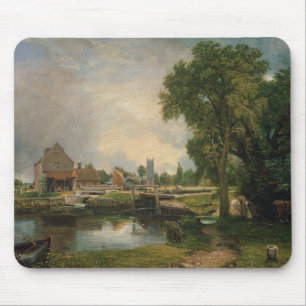 John Constable Dedham Lock and Mill, 1820 Muismat