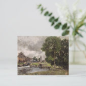 John Constable | Dedham Lock en Mill Briefkaart (Staand voorkant)
