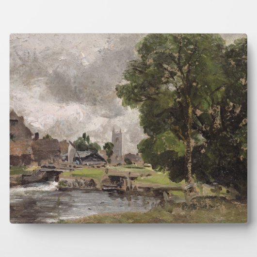 John Constable | Dedham Lock en Mill Fotoplaat (Voorkant)