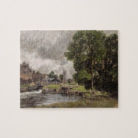 John Constable | Dedham Lock en Mill Legpuzzel (Horizontaal)