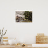 John Constable | Dedham Lock en Mill Poster (Keuken)