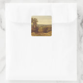 John Constable | Dedham Vale, c.1802 (olie op canv Vierkante Sticker (Tas)