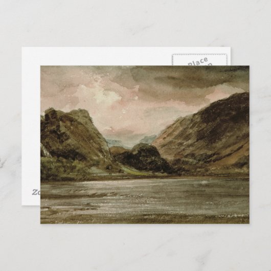 John Constable | Derwentwater, Cumberland, c.1806 Briefkaart (Voorkant / Achterkant)