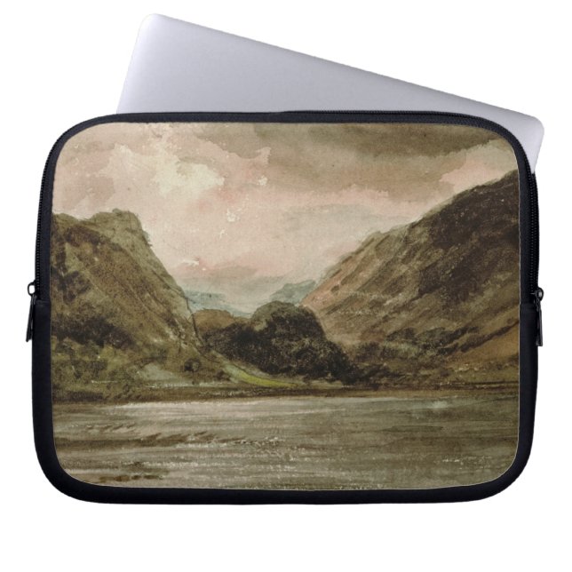 John Constable | Derwentwater, Cumberland, c.1806 Laptop Sleeve (Voorkant)