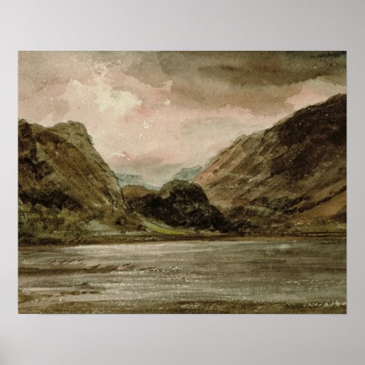 John Constable | Derwentwater, Cumberland, c.1806 Poster (Voorkant)