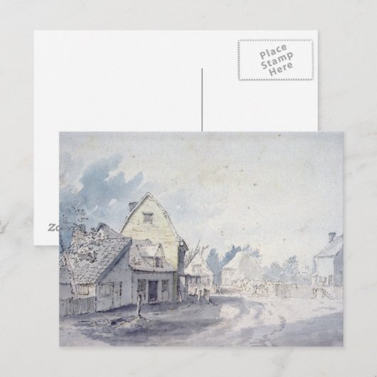 John Constable | East Bergholt Street, East Bergho Briefkaart (Voorkant / Achterkant)