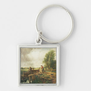 John Constable   Een boot die een slot passeert Sleutelhanger