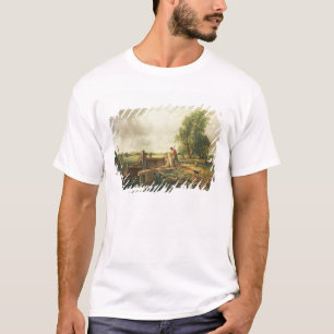 John Constable Een boot die een slot passeert T-shirt