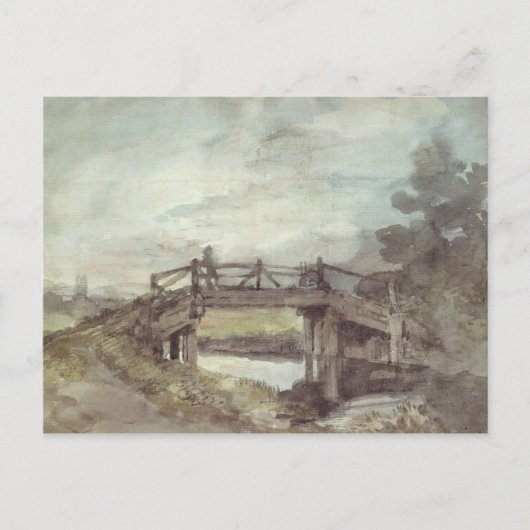 John Constable | Een brug over de Stour Briefkaart (Voorkant)