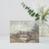 John Constable | Een brug over de Stour Briefkaart (Staand voorkant)