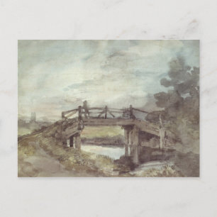 John Constable   Een brug over de Stour Briefkaart