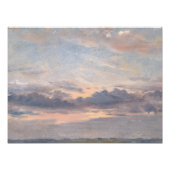 John Constable - Een Cloud Study, Sunset Foto Afdruk (Voorkant)