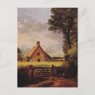 John Constable - een Katoen in een Cornfield Briefkaart