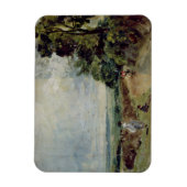 John Constable | Een landweg met bomen en vijgen Magneet (Verticaal)