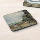 John Constable | Een landweg met bomen en vijgen Onderzetter (Linkerzijde)