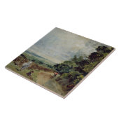 John Constable | Een landweg met bomen en vijgen Tegeltje (Zijkant)