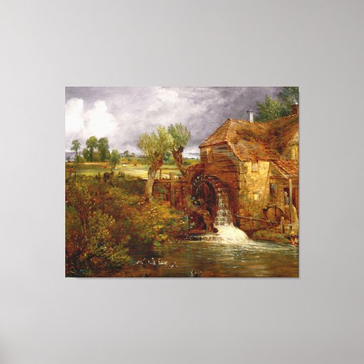 JOHN CONSTABLE Een molen in Gillingham in Dorset 1 Canvas Afdruk (Voorkant)