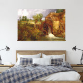 JOHN CONSTABLE Een molen in Gillingham in Dorset 1 Canvas Afdruk (Insitu (Slaapkamer))