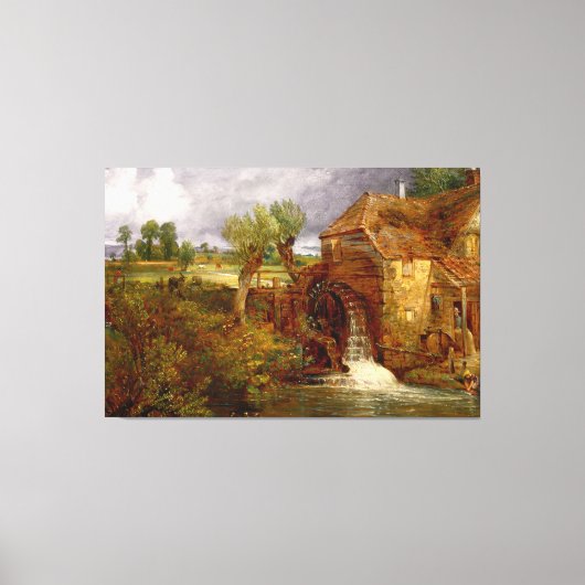 JOHN CONSTABLE Een molen in Gillingham in Dorset 1 Canvas Afdruk (Voorkant)